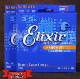 Encordoamento Guitarra 010 Elixir Menor Preço Barato