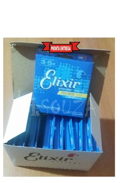Encordoamento Guitarra 010 Elixir Menor Preço Barato